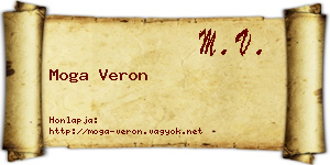 Moga Veron névjegykártya